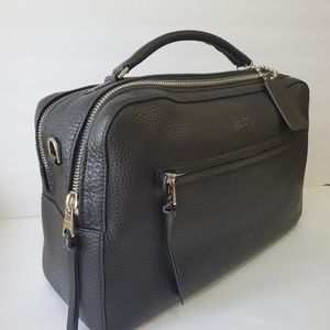 Coach Bleecker large toaster black satchel. New